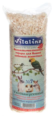 Наполнитель для грызунов Vitaline "Гипоалергенный №7", древесный, 14,7 л