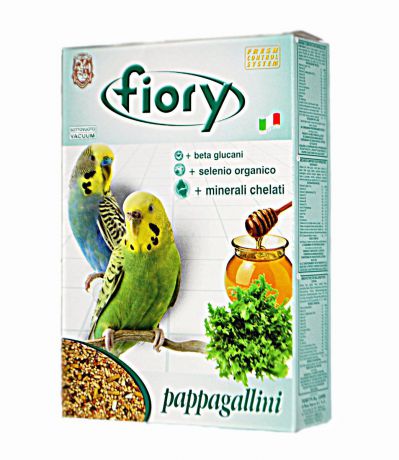 Корм для волнистых попугаев Fiory "Pappagallini", 400 г