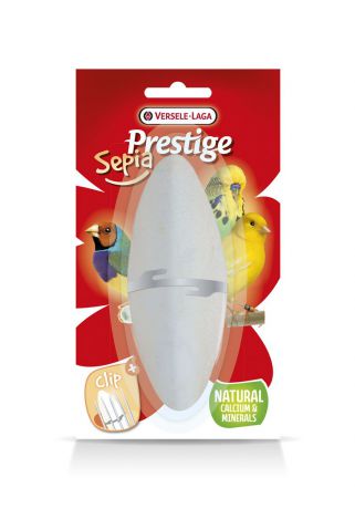 Кость каракатицы Versele-Laga "Prestige Sepia Mineral", для попугаев, 12 см