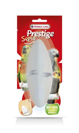 Кость каракатицы Versele-Laga "Prestige Sepia Mineral", для попугаев, 16 см
