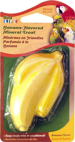 Камень для птиц Penn-Plax "Banana", минеральный, 1 шт