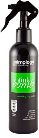 Шампунь-спрей с кондиционером Animology "Stink Bomb Refreshing" от неприятных запахов, дезодорирующий, для взрослых собак, 250 мл