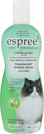 Кондиционер Espree "Сияние шелка", для кошек, 355 мл