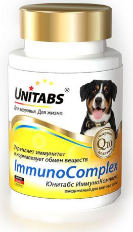 Витамины Unitabs "ImmunoComplex", для крупных собак, 100 таблеток