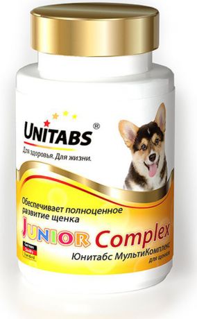 Витамины Unitabs "JuniorComplex", для щенков, 100 таблеток