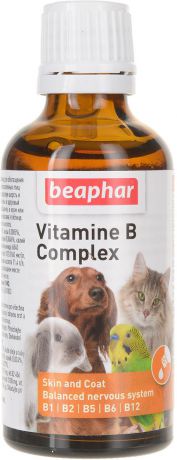Комплекс витаминов группы В Beaphar, для кошек и собак, 50 мл