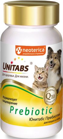 Витамины для кошек и собак Unitabs Prebiotic "Пребиотик", 100 таблеток
