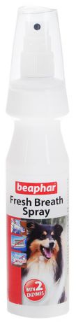 Спрей для чистки зубов и освежения дыхания у собак Beaphar "Fresh Breath Spray", 150 мл