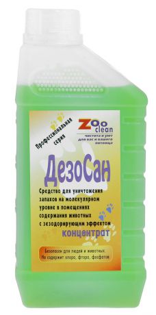 Средство для уничтожения запахов Zoo Clean "ДезоСан", 1 л