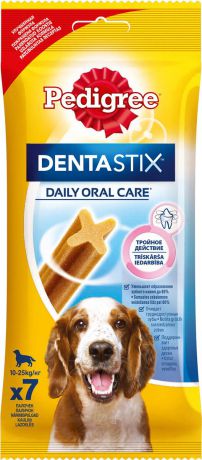 Лакомство по уходу за зубами Pedigree "Denta Stix" для собак средних и крупных пород, 180 г