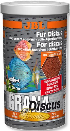 Корм для дискусов JBL "Grana Discus", в форме гранул, 250 мл (110 г)