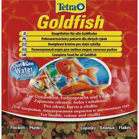 Корм для золотых рыбок Tetra "Goldfish", хлопья, 12 г
