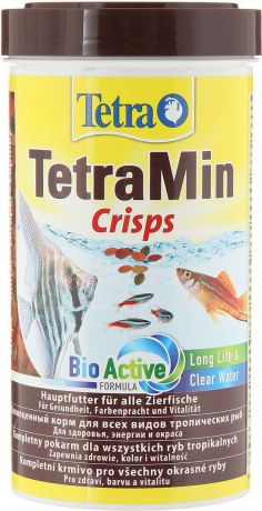 Корм сухой TetraMin Pro "Crisps" для всех видов тропических рыб, в виде чипсов, 500 мл