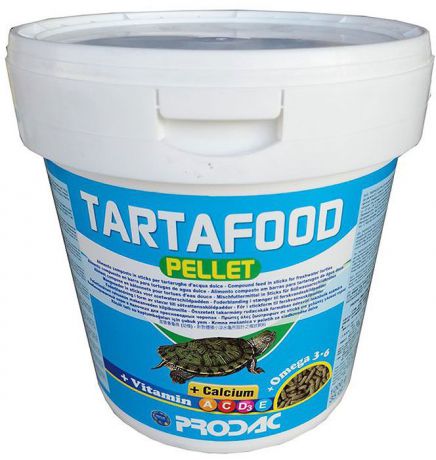 Корм сухой Prodac "Tartafood Pellet", для пресноводных черепах, в виде палочек, 1 кг