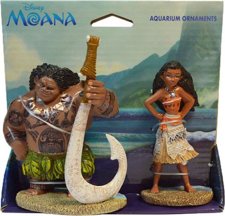 Декорация для аквариума Penn-Plax "Моана и Мауи", 19,8 х 7,9 см