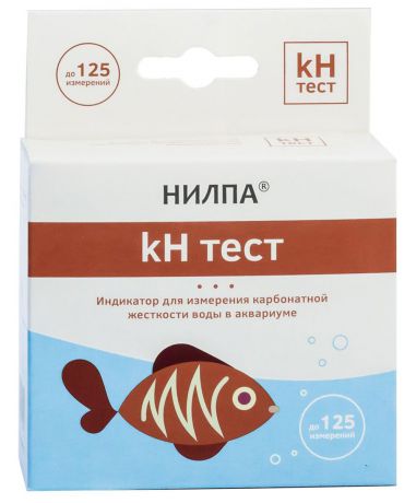 Тест Нилпа "kH", для измерения карбонатной жесткости воды