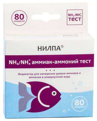 Тест Нилпа "NH3/NH4 ", для измерения концентрации в воде аммиака и аммония