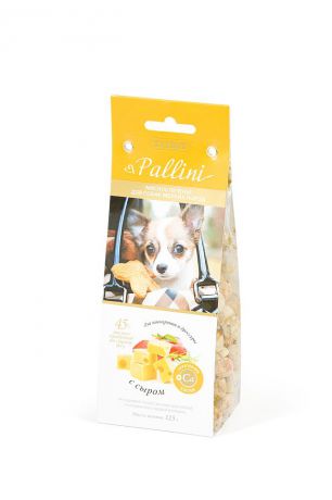Лакомство Titbit "Pallini" для собак мелких пород, мясное печенье с сыром, 125 г