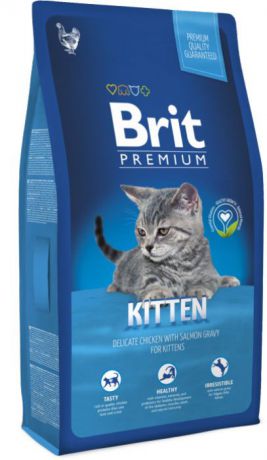 Корм сухой "Brit Premium" для котят, беременных и кормящих кошек, с курицей, 300 г