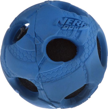 Игрушка для собак Nerf "Мяч с отверстиями", диаметр 5 см