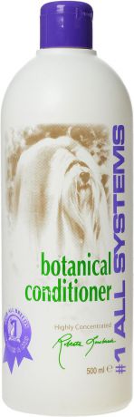 Кондиционер для собак и кошек 1 All Systems "Botanical", на основе растительных экстрактов, 500 мл