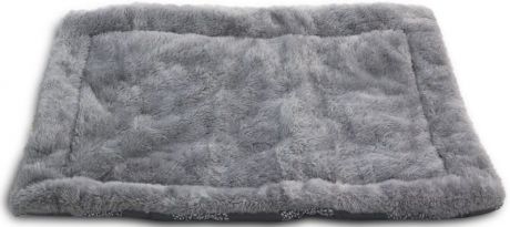 Лежак-матрас для животных Triol "Сказочный лес", цвет: серый. Размер M, 85 x 63 см