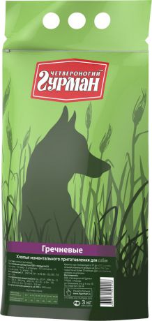 Каша для собак Четвероногий Гурман "Гречка", 102130008, 3 кг