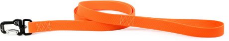 Поводок для собак Эволютор, цвет: оранжевый, 25 мм х 120 см