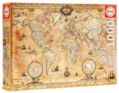 Античная карта мира. Пазл, 1000 элементов