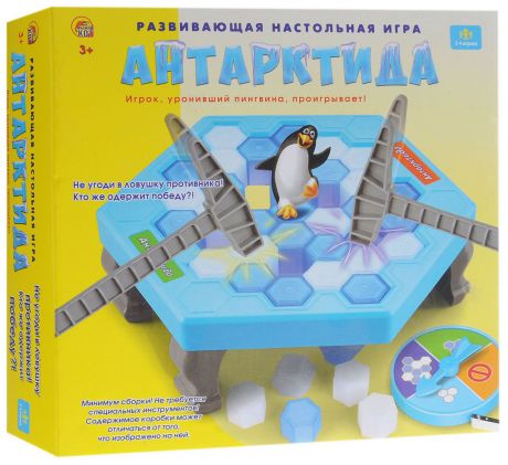 Рыжий Кот Развивающая настольная игра Антарктида