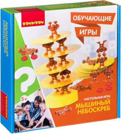 Bondibon Настольная игра Мышиный небоскреб