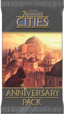 Настольная игра Asmodee "7 Чудес: Юбилейное дополнение. Бустер Города"