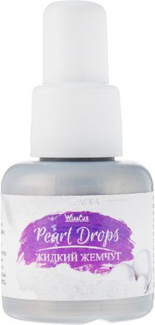 Краска-гель для создания жемчужин Wizzart "PearlDrops", цвет: серебро, 30 мл