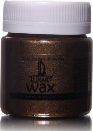 Luxart Воск патинирующий LuxWax цвет золото коричневое 40 мл