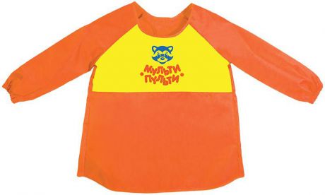 Мульти-Пульти Фартук детский с рукавами Приключения Енота цвет оранжевый