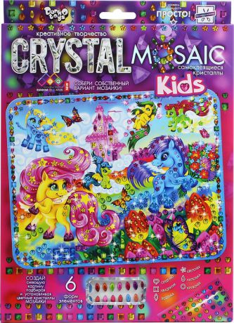 Набор для создания мозаики Danko Toys "Crystal Mosaic. KIDs. Набор 1. Пони"