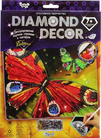 Набор для создания мозаики Danko Toys "Diamond Decor. Набор 10. Бабочка"