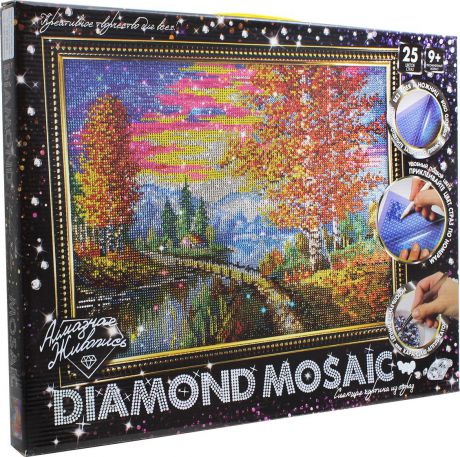 Набор для творчества Danko Toys "Diamond Mosaic. Набор 3. Осень"
