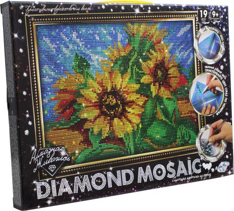 Набор для творчества Danko Toys "Diamond Mosaic. Набор 2. Подсолнухи"