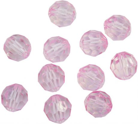Бусины "Астра", цвет: розовый, диаметр 10 мм, 25 г. 684977_17