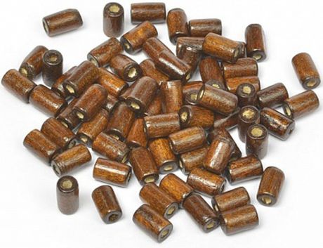 Бусины "Magic Hobby", деревянные, цвет: коричневый, 10 х 4 мм, 40 г. MG-B 481.1