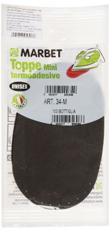 Термозаплатка Marbet "Мини. Экозамша", 13 х 8,5 см, цвет: зеленый бутылочный. 100
