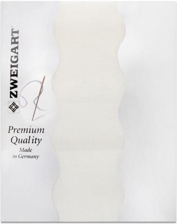Канва для вышивания Zweigart "Belfast 32", цвет: молочный, 50 х 70 см. 3609/101