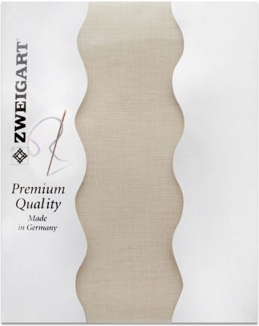 Канва для вышивания Zweigart "Belfast 32", цвет: кремовый, 50 х 70 см. 3609/222