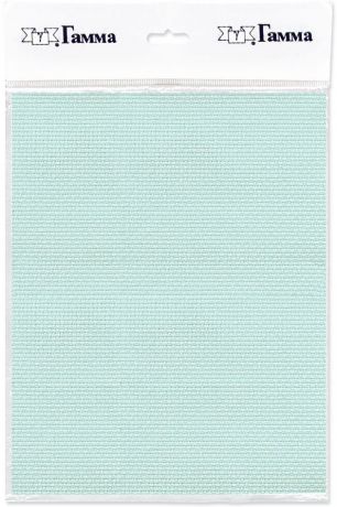 Канва для вышивки Gamma Aida №14, цвет: светло-бирюзовый, 30 х 40 см. K04