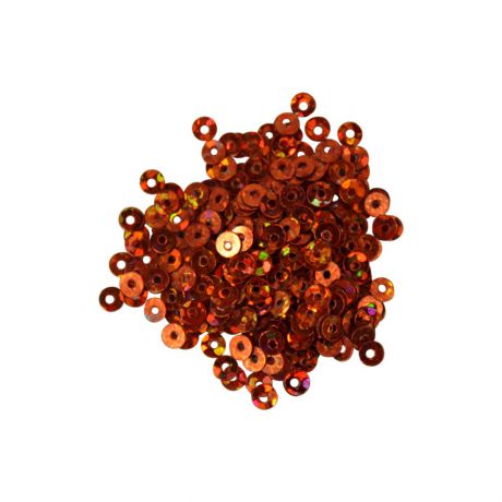 Пайетки плоские "Астра", с голограммой, цвет: красный (50100), 3 мм, 10 г