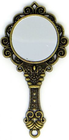 Шарм Рукоделие "Винтажное зеркальце", металлический, 69 х 36 х 4 мм, 5 шт. MPR022