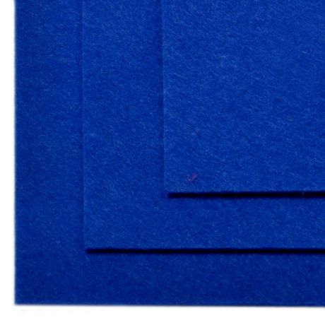 Фетр листовой "Ideal", жесткий, цвет: синий (679), 20 х 30 см, 10 шт