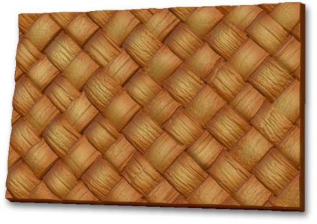 Форма для мыла Выдумщики "Текстурный лист. Плетение (Береста)", 10 х 15 х 1 см