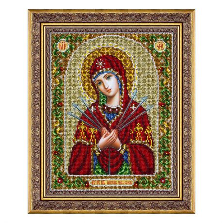 Набор для вышивания бисером Паутинка "Пресвятая Богородица Умягчение злых сердец", 20 х 25 см